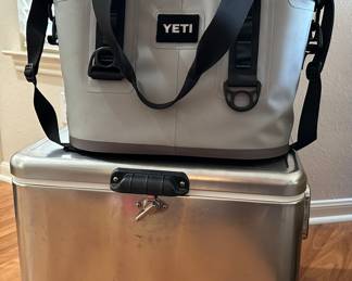 Yeti and Coleman coolers