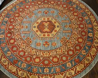 70" round rug
