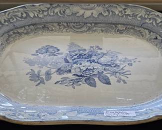 Blue/white Copeland platter