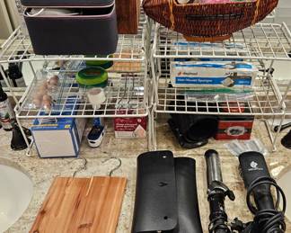 More bathroom accessories