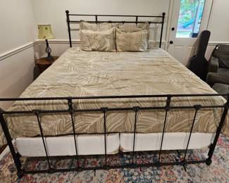 Iron bed frame