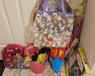 Girl backpacks