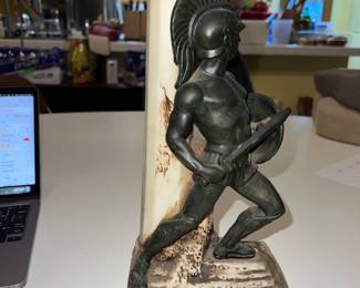 Tommy Trojan USC Whiskey Bottle