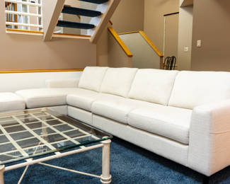 Like new, sectional sofa. No pets, had protective cover, less than 1 year old 1000.00
