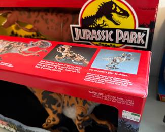 Jurassic Park dinosaurs - vintage but new in box.