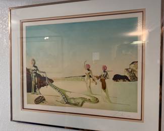 Salvador Dali signed art