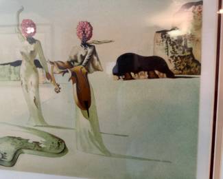 Salvador Dali signed art