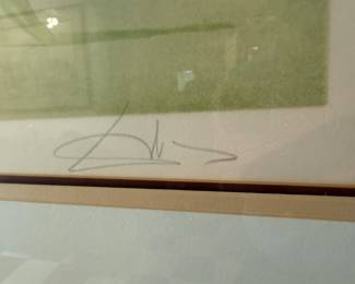 Salvador Dali signed art