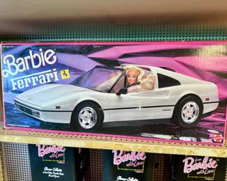 Barbie Ferrari in box