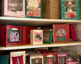 Barbie and other Christmas Ornaments
