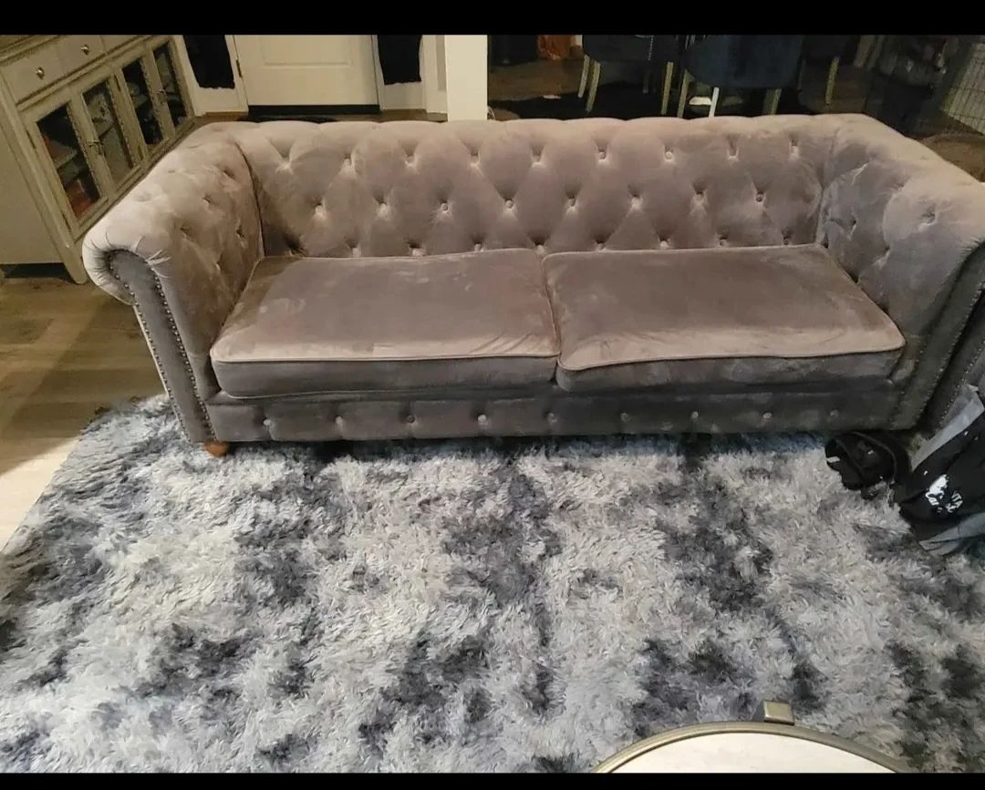 There are identical couches in the home