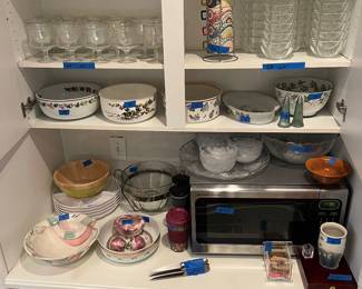 Full kitchen, microwave not for sale