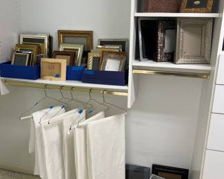 Picture frames, linens