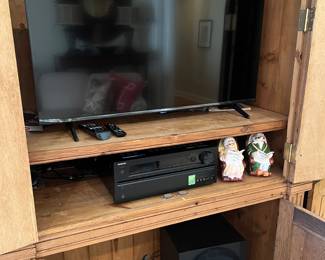 Tv, Yamaha sub, Onkyo receiver