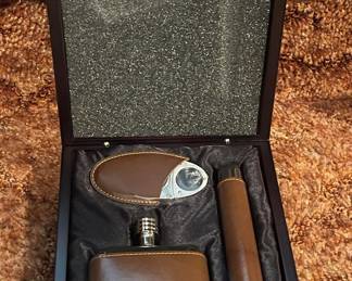Cigar/Whiskey Set