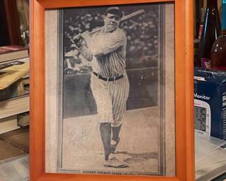 Babe Ruth Photo & Autograph