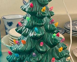 Vintage Ceramic Christmas Tree