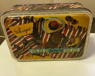 Vintage candy tin