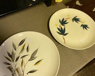 Tropical design plates