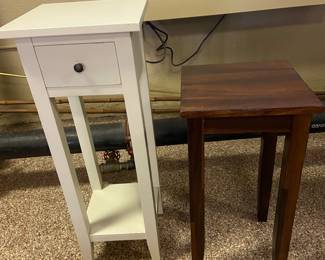 Modern wood accent tables