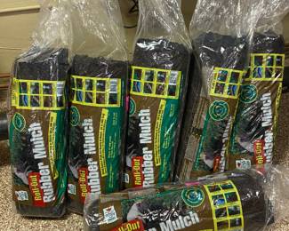 Rubber mulch 6 bags