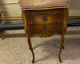Vintage accent table as is