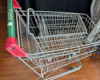 Mini Publix shopping cart and an even smaller one