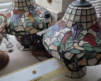 More Tiffany style lamps