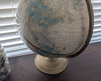 One of two globes