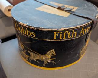 Very old hat box