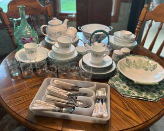 Corning ware, silverware