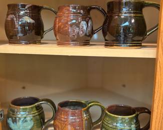 Stoneware mugs