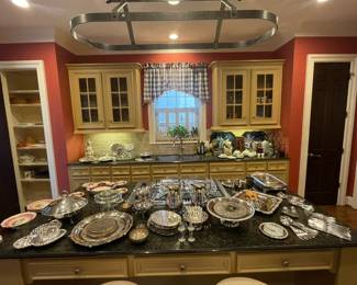 Silverware service pieces galore