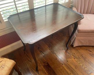 Circa Early 1700's Mahogany Queen Anne Tray table