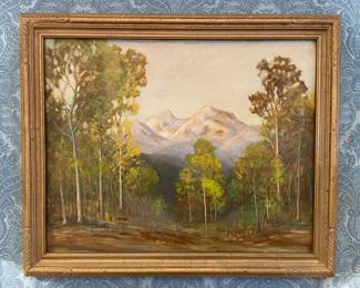 Original oil by listed artist David Stiring