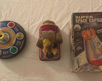 Vintage tin toys
