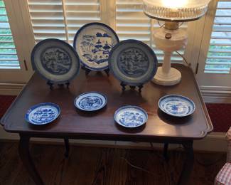 Mid 19th Century Canton blue and white porcelain