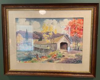 Large original watercolor