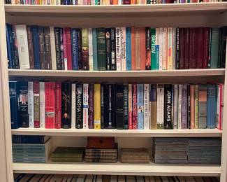 Lots of books on Christianity