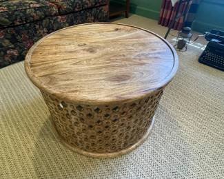Handcarved teakwood table