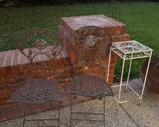 Wrought iron chairs