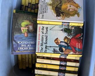 Nancy Drew mystery novels set