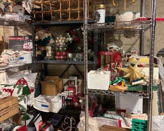 Everything you need for Christmas decorating.