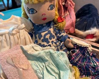 Vintage baby rag doll