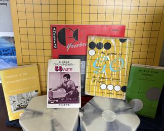 Go set with books. High quality set