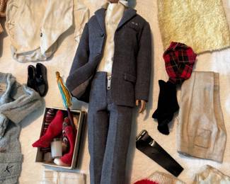 Vintage Ken with clothes