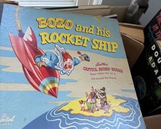 Vintage Bozo read along albums