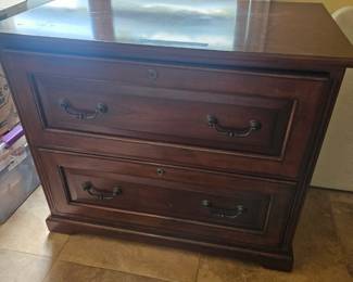Solid wood filing cabinet also at the crane Creek house $75