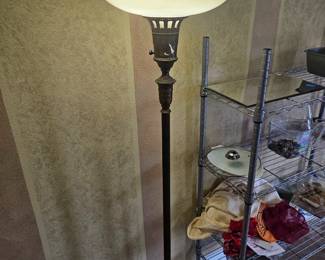 This is also at the crane Creek house very nice heavy, floor lamp $45