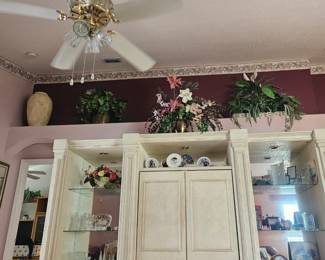 Here is another angle of the living room entertainment wall unit